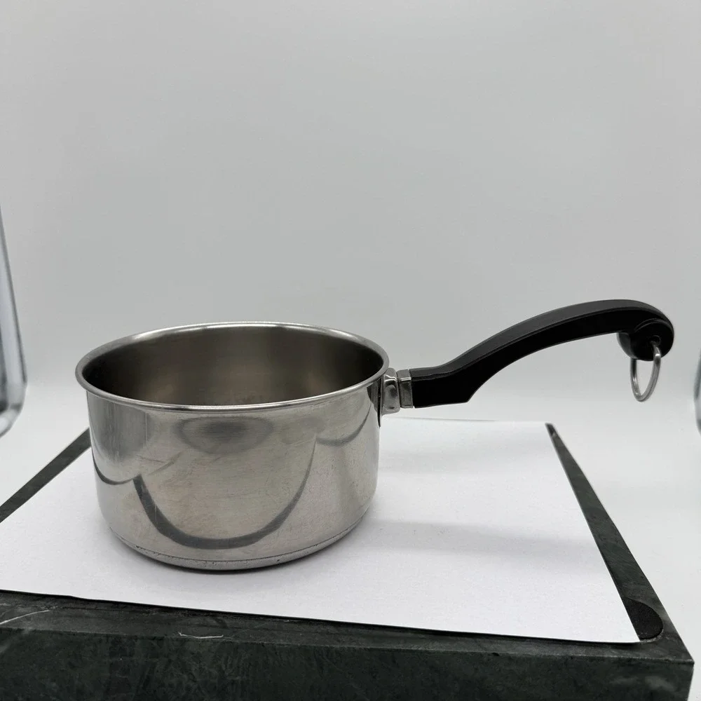 VTG Farberware‎ 1 QT Sauce Pan Aluminum Clad Stainless Steel No Lid Made In USA